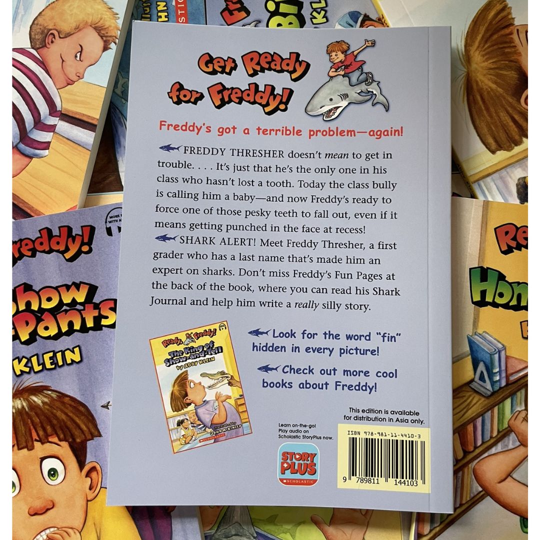 READY, FREDDY Scholastic Chapter Books (10 books) box set, brand new softcover - BOX with SLIGHT DENTS