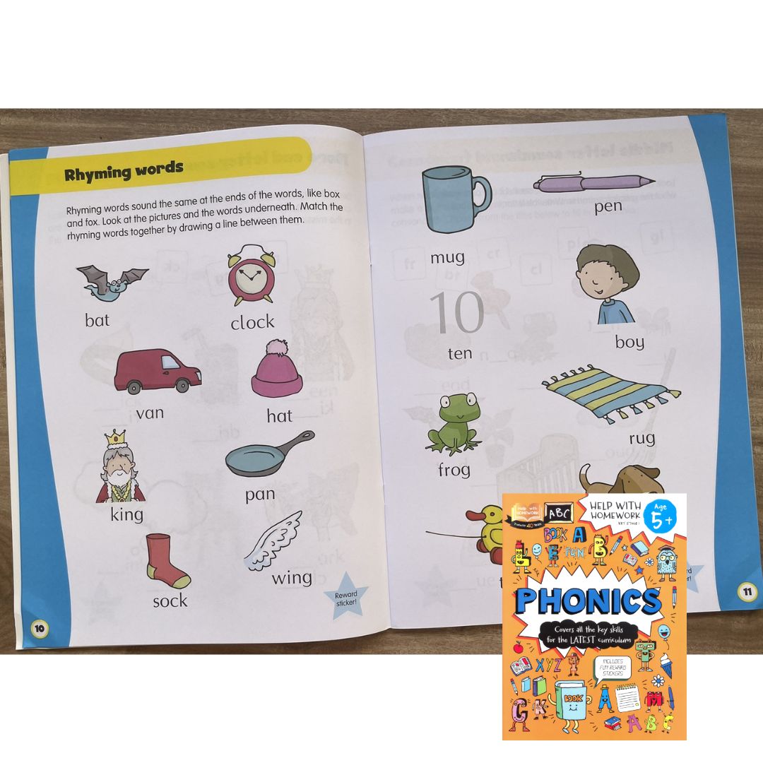 Help with Homework for Age 5+ (PHONICS) brand new softcover