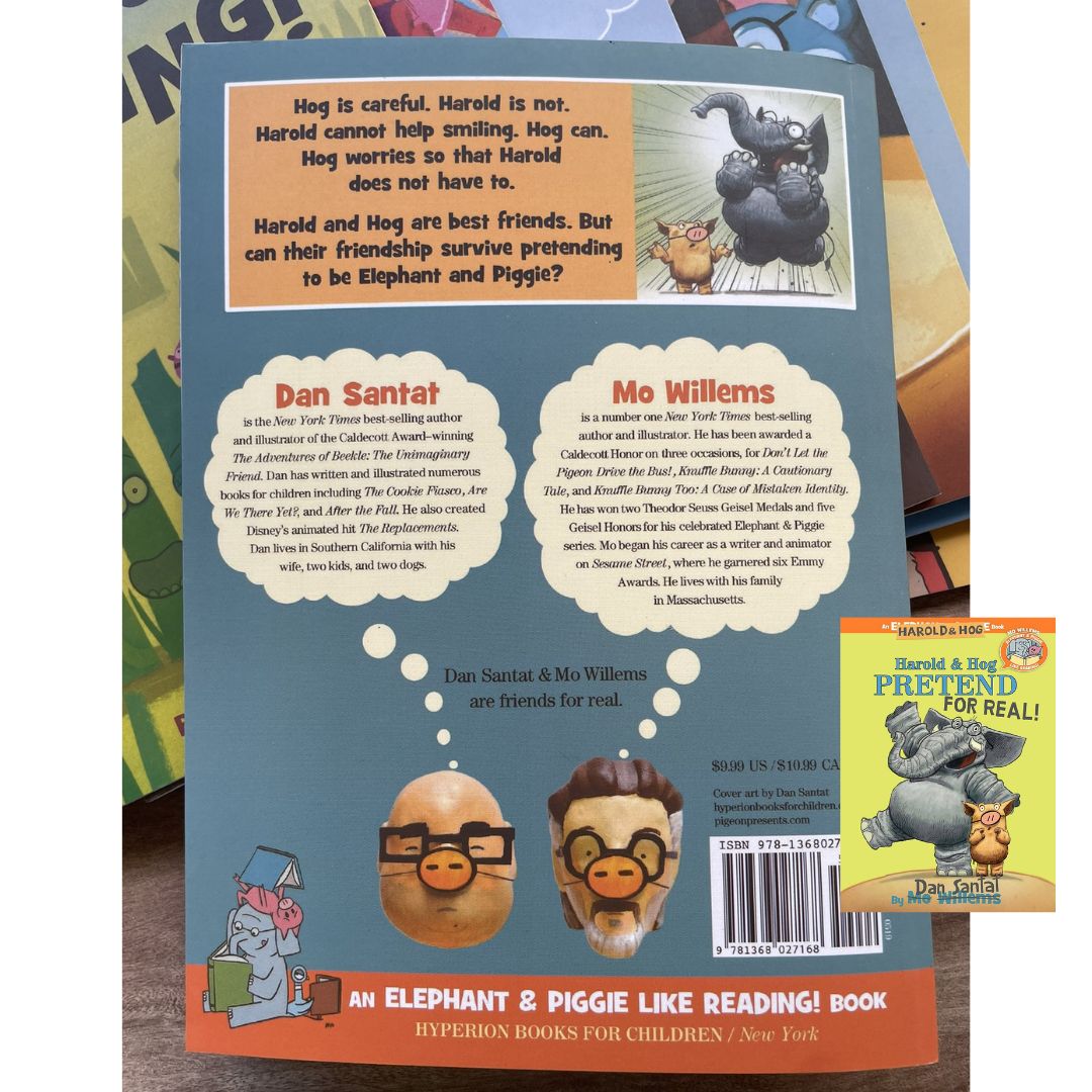 Elephant and Piggie Like Reading! by Mo Willems (8 books) brand new softcover, NO box (with slight dents on the book cover)