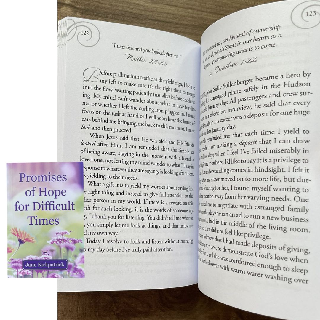 Promises of Hope for Difficult Times (by Jane Kirkpatrick) (brand new softcover)