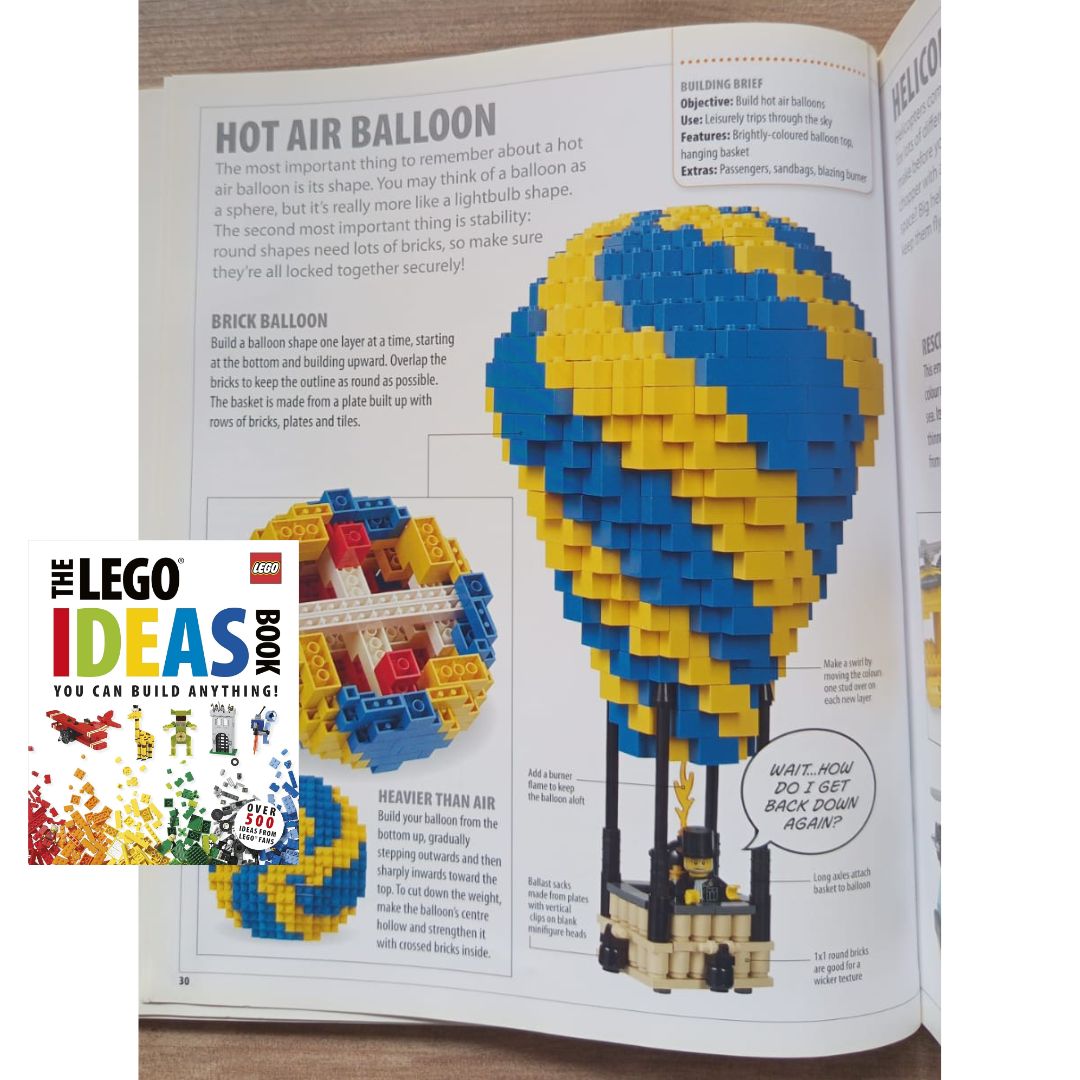 The LEGO Ideas Book (USED book, hardcover, with slight tears and dents on book cover)