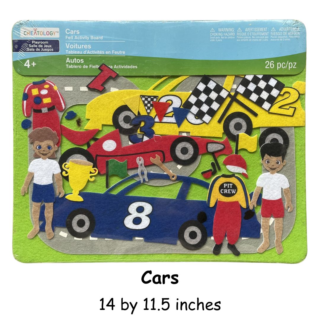 Felt Creations Story Board (SINGLES) (Aquatic Diving / Cars / American Travel / Dancing Ballerina)