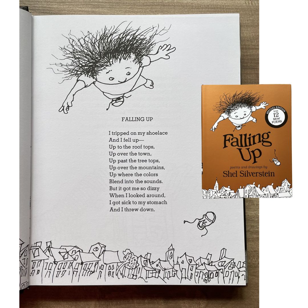 Shel Silverstein (3 books) FALLING UP // A LIGHT IN THE ATTIC // WHERE THE SIDEWALK ENDS (hardcover)