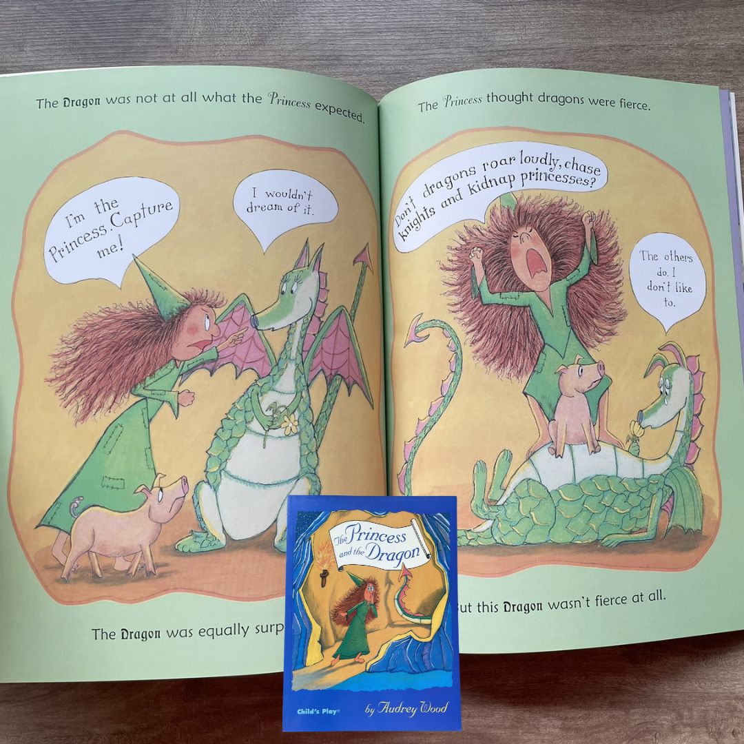 The Princess and the Dragon (Child's Play Library) (by Audrey Wood) (brand new softcover)