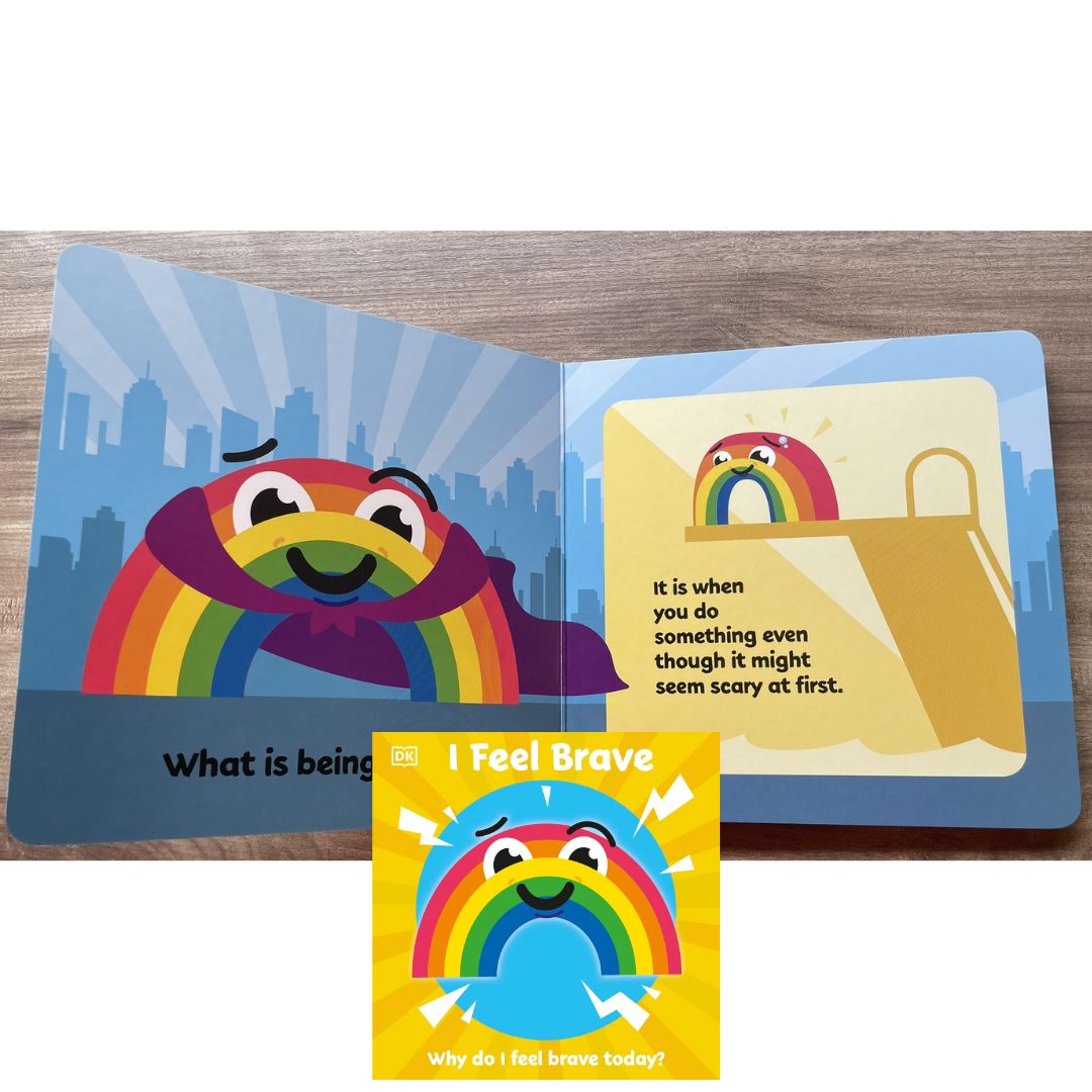 I Feel Brave // I Feel Proud (DK First Emotions) (SINGLES, brand new Board Book)