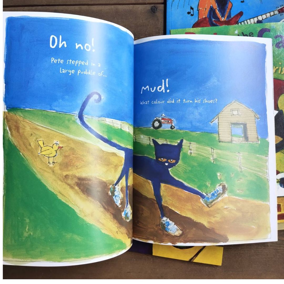 Pete the Cat storybooks (6 books) brand new softcover books, no box