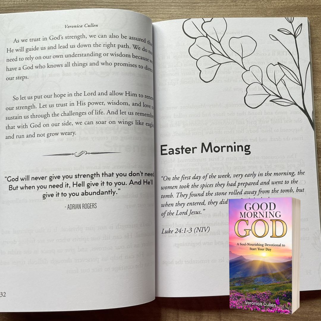 Good Morning God: A Soul-Nourishing Devotional to Start Your Day (by Veronica Cullen) brand new Softcover