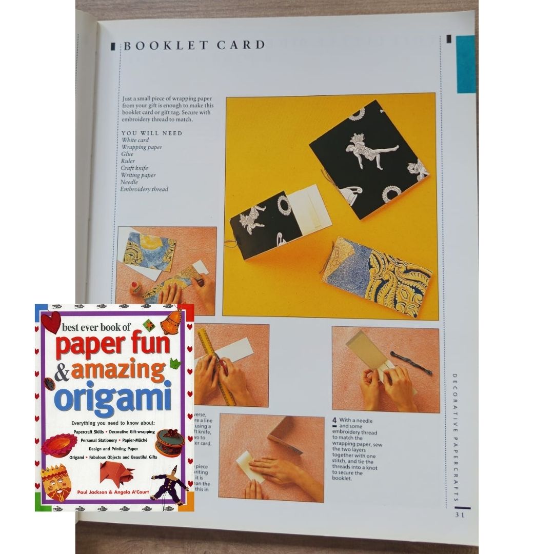 Best Ever Book of Paper Fun & Amazing Origami (USED book, softcover, with slight folds on book cover)