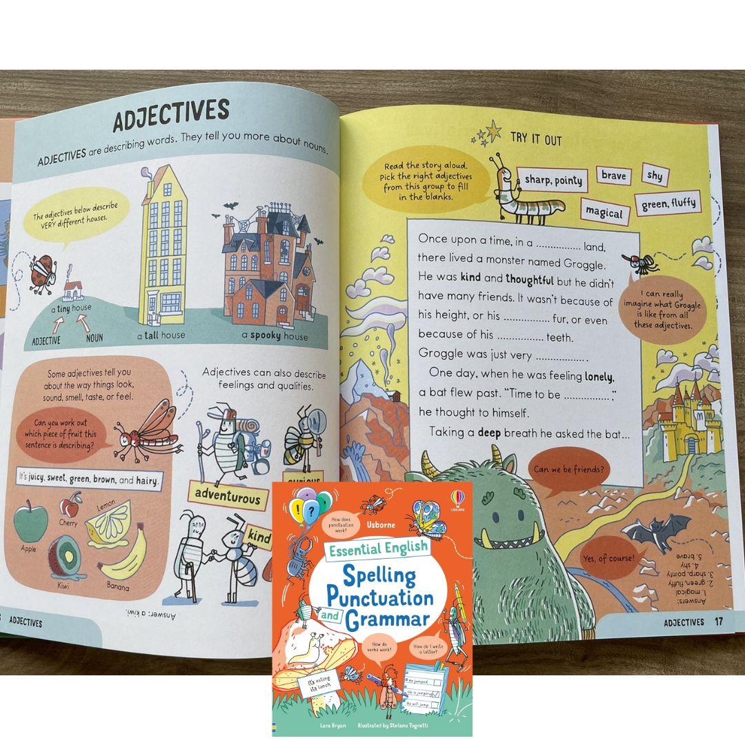 Usborne Essential English: Spelling Punctuation and Grammar (hardcover)
