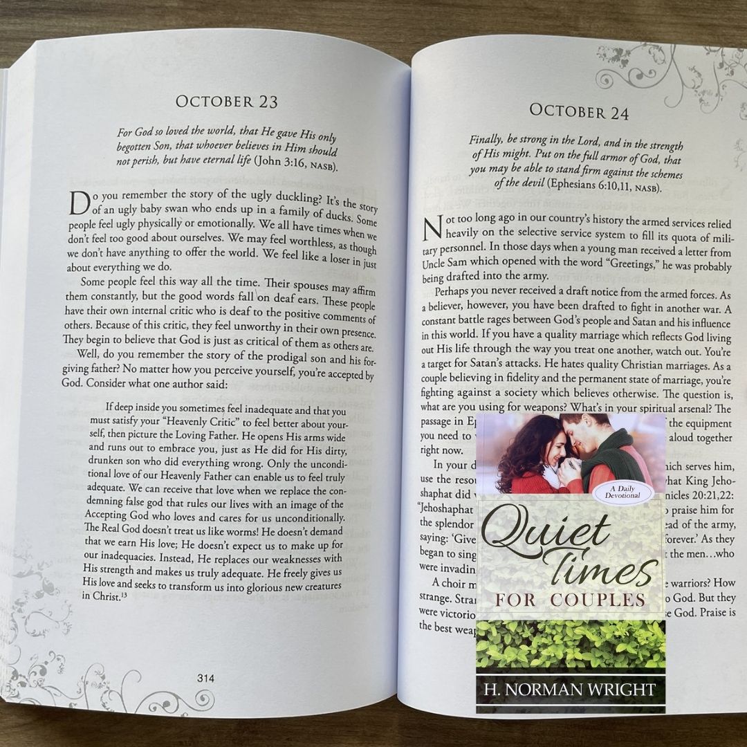 Quiet Times for Couples devotional (by H. Norman Wright) brand new softcover