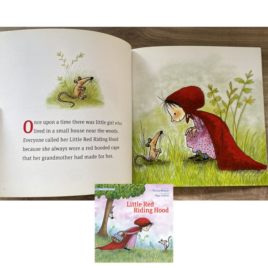 Timeless Tales Little Red Riding Hood // Timeless Fables The Boy Who Cried Wolf (SINGLES, brand new softcover, with SLIGHT DENTS on book cover)