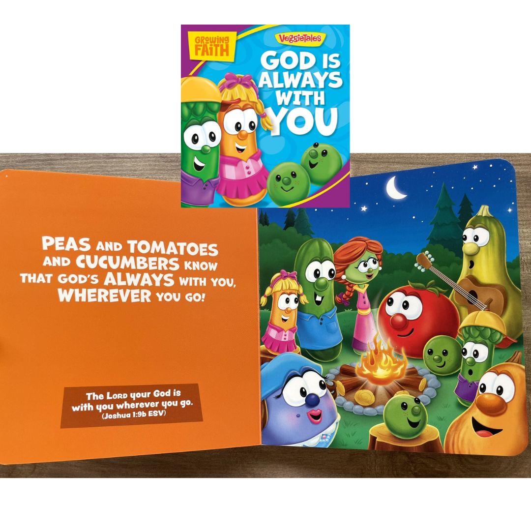 VeggieTales - Growing Faith: God Is Always with You / Silly Little Thing Called Love (SINGLES, brand new Board Book)