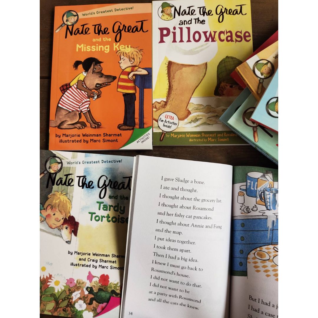 Nate the Great 30 books (softcover) BOX set - BOX with TEAR and DENTS