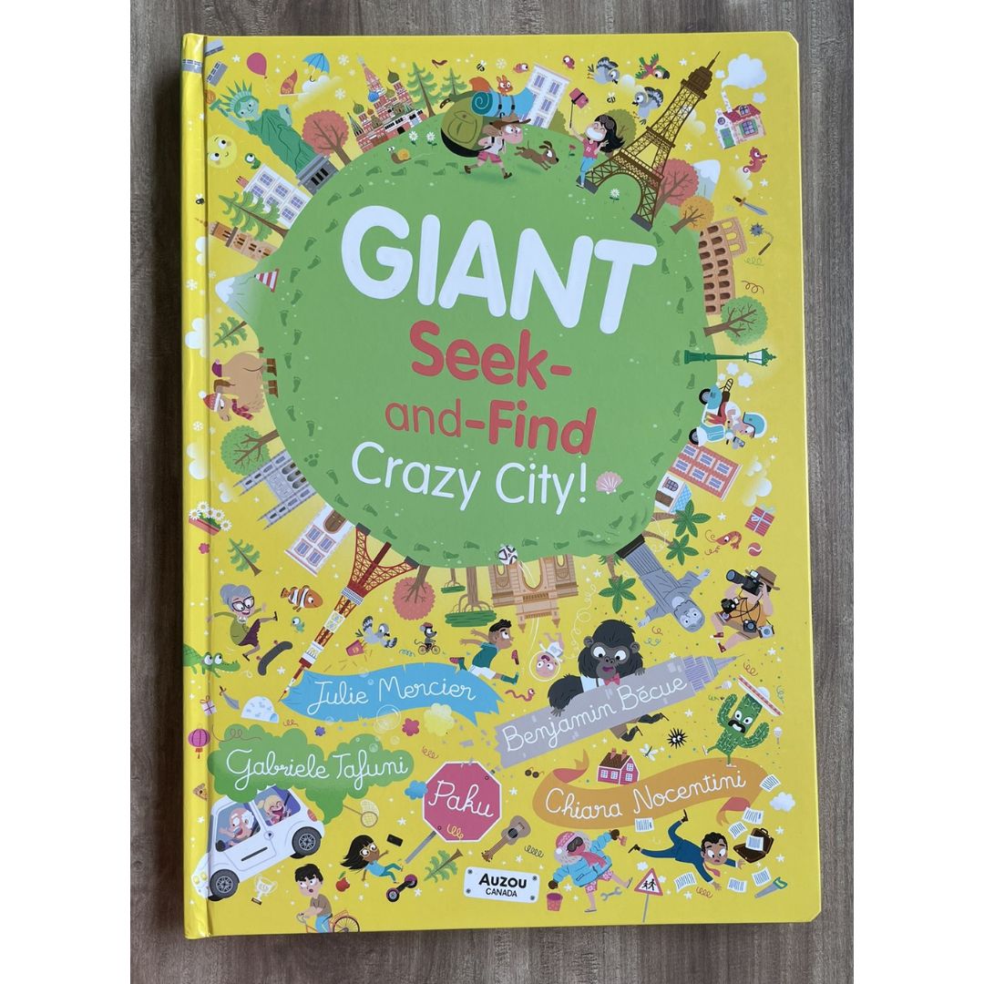 Giant Seek-and-Find (Crazy City / Th) Show Must Go On) (With SLIGHT DENTS on the book cover)