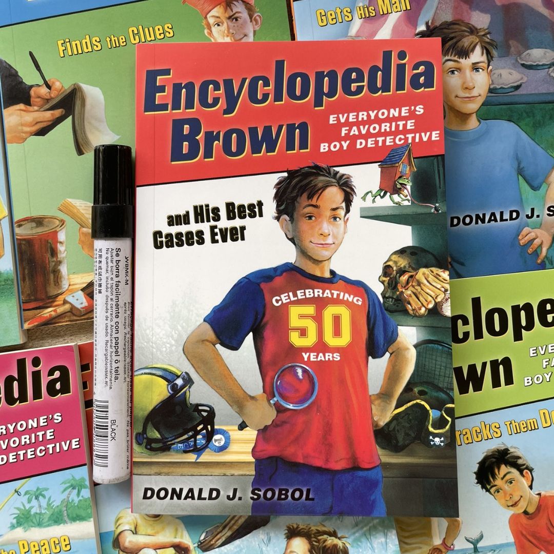 Encyclopedia Brown series, The Boy Detective (15 books) brand new paperbacks, no box