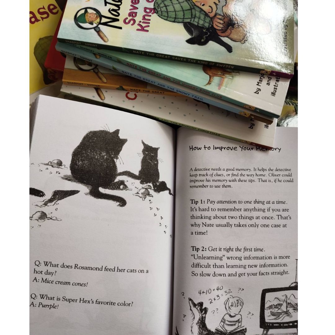 Nate the Great 30 books (softcover) BOX set - BOX with TEAR and DENTS