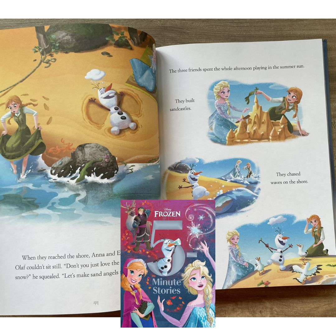 Disney Frozen 5-Minute Stories (USED book, padded hardcover, with slight dents on book cover)
