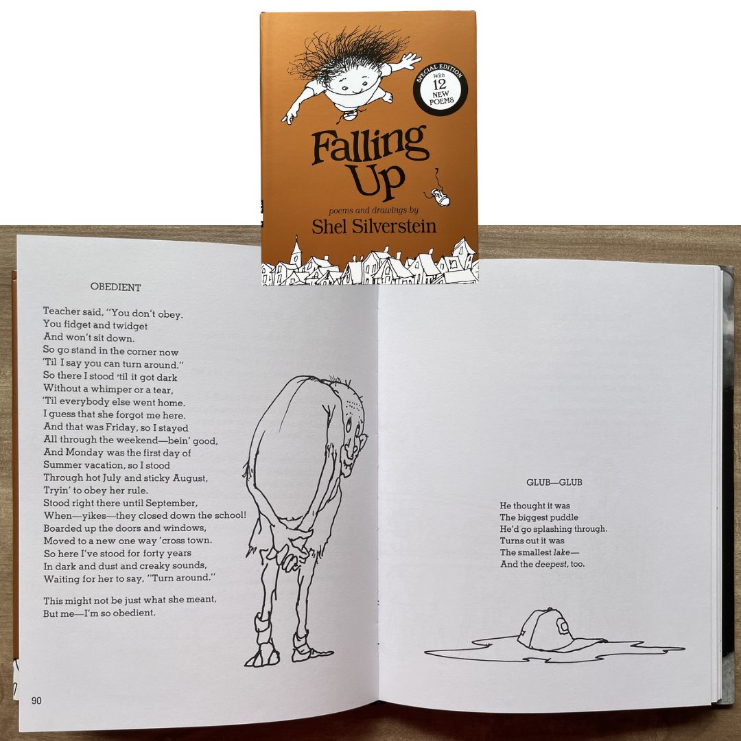Shel Silverstein (3 books) FALLING UP // A LIGHT IN THE ATTIC // WHERE THE SIDEWALK ENDS (hardcover)