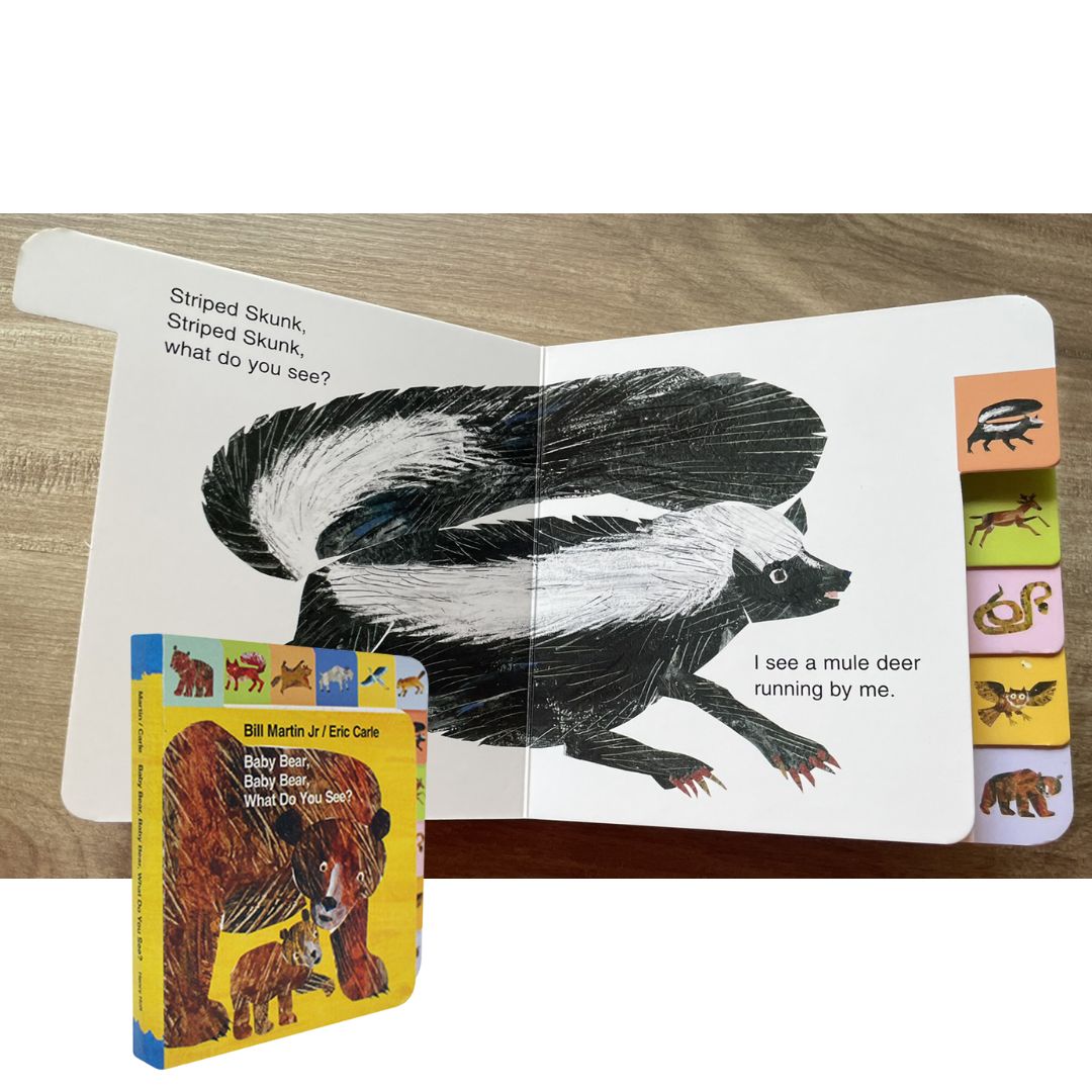 Mini Tab: Baby Bear, Baby Bear, What Do You See? (by Bill Martin Jr / Eric Carle) (Board Book) - brand new, with SLIGHT DENTS/FOLDS