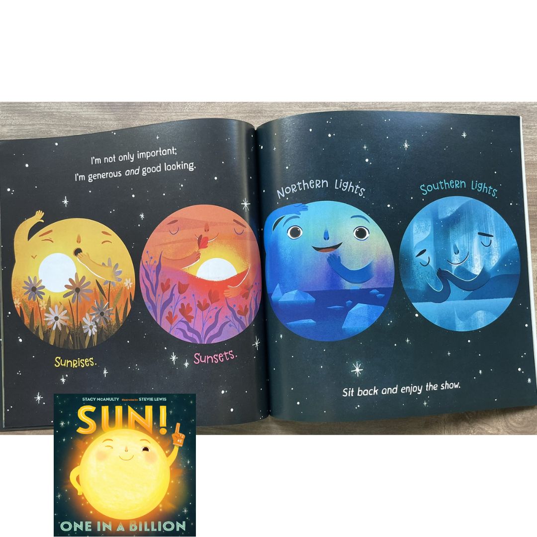 Sun / Earth / Moon / Ocean / Mars / Our Planet (OUR UNIVERSE by Stacy Mcanulty) SINGLES, brand new softcover
