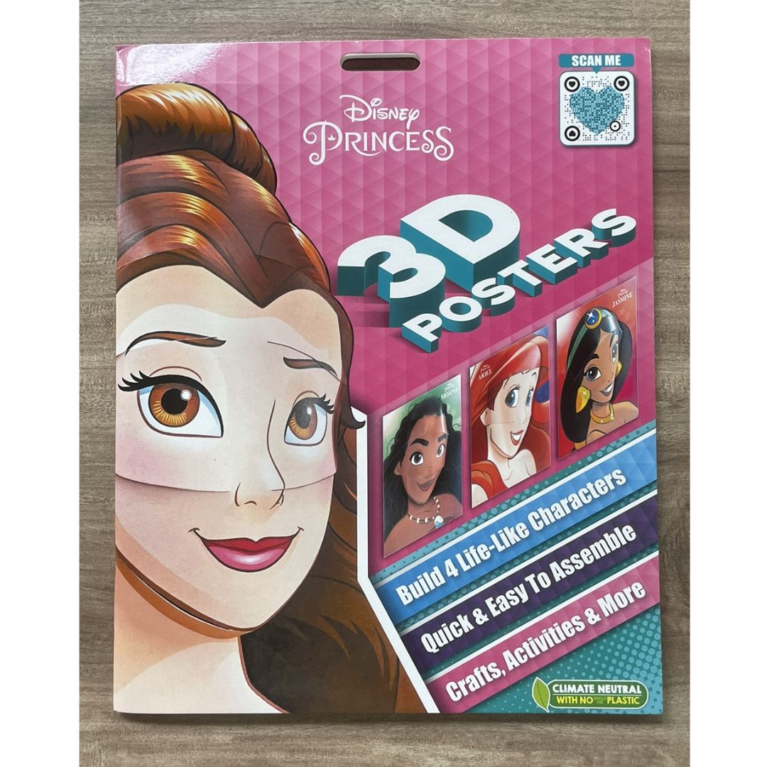 Disney 3D Pop Heads Posters (Marvel / Princess) (SINGLES, softcover)