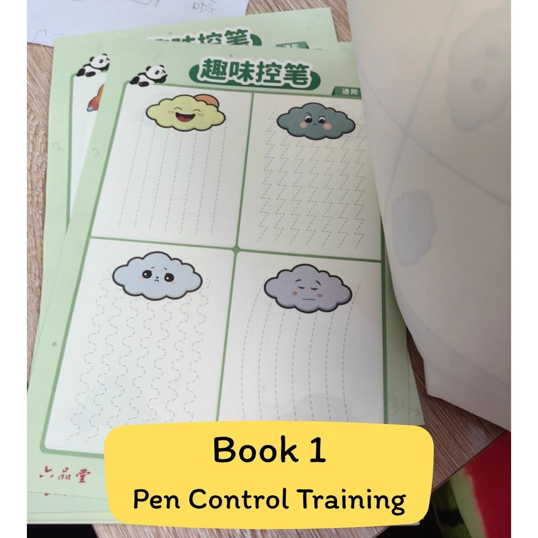 4-Book Simplified Chinese Handwriting Practice Set – Pen Control, Strokes, Radicals and Characters Tracing (4 books) (Beginner Friendly, All Ages) brand new softcover, no box