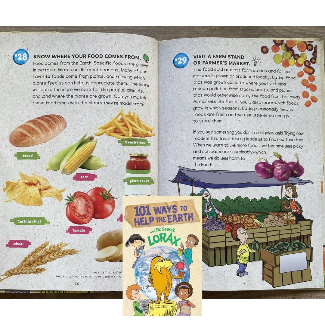 101 Ways to Help the Earth with Dr. Seuss's Lorax (Dr. Seuss's The Lorax Books) (brand new softcover, with SLIGHT FOLDS on book cover)