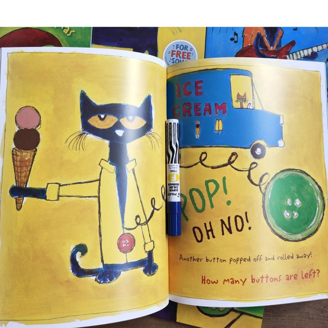 Pete the Cat storybooks (6 books) brand new softcover books, no box