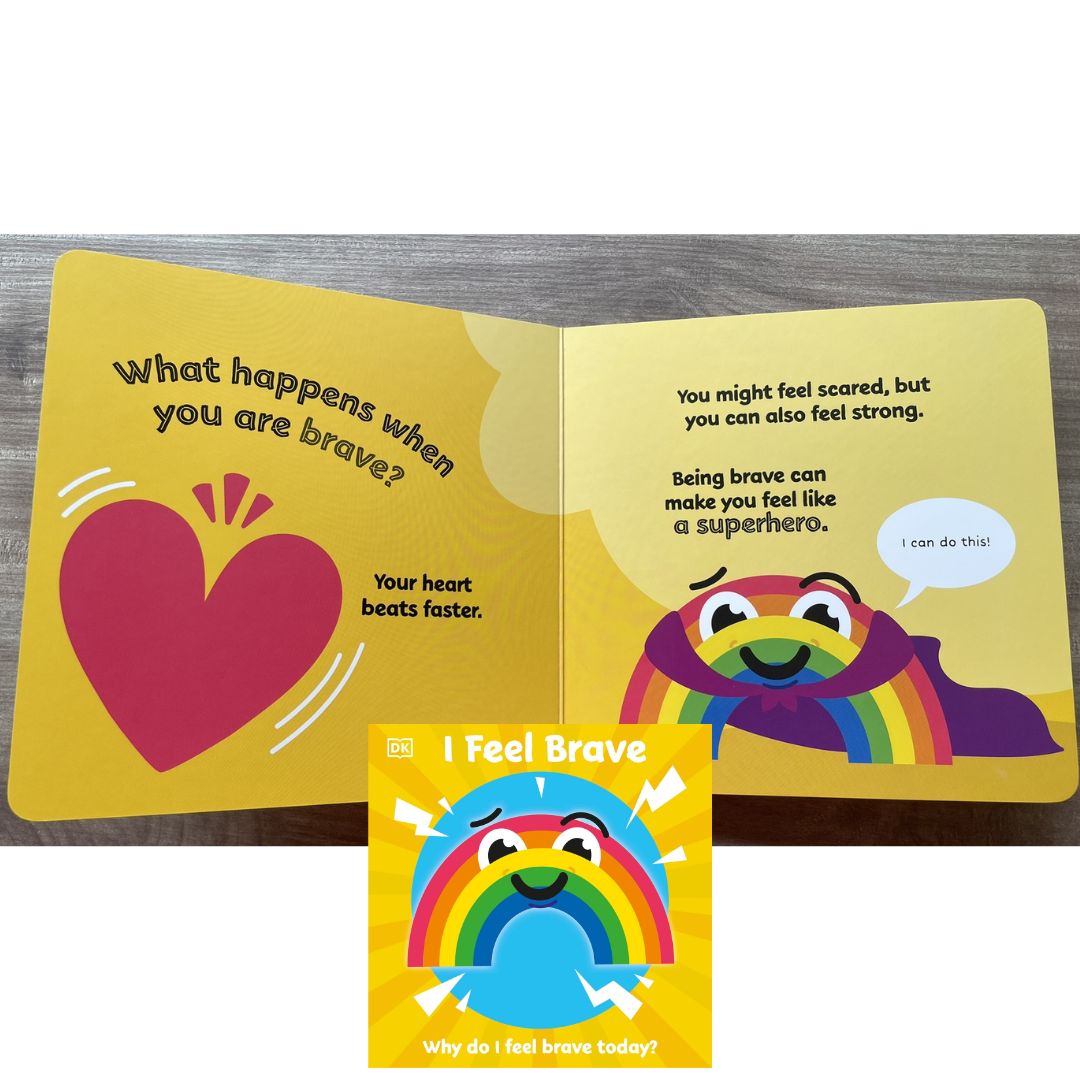 I Feel Brave // I Feel Proud (DK First Emotions) (SINGLES, brand new Board Book)