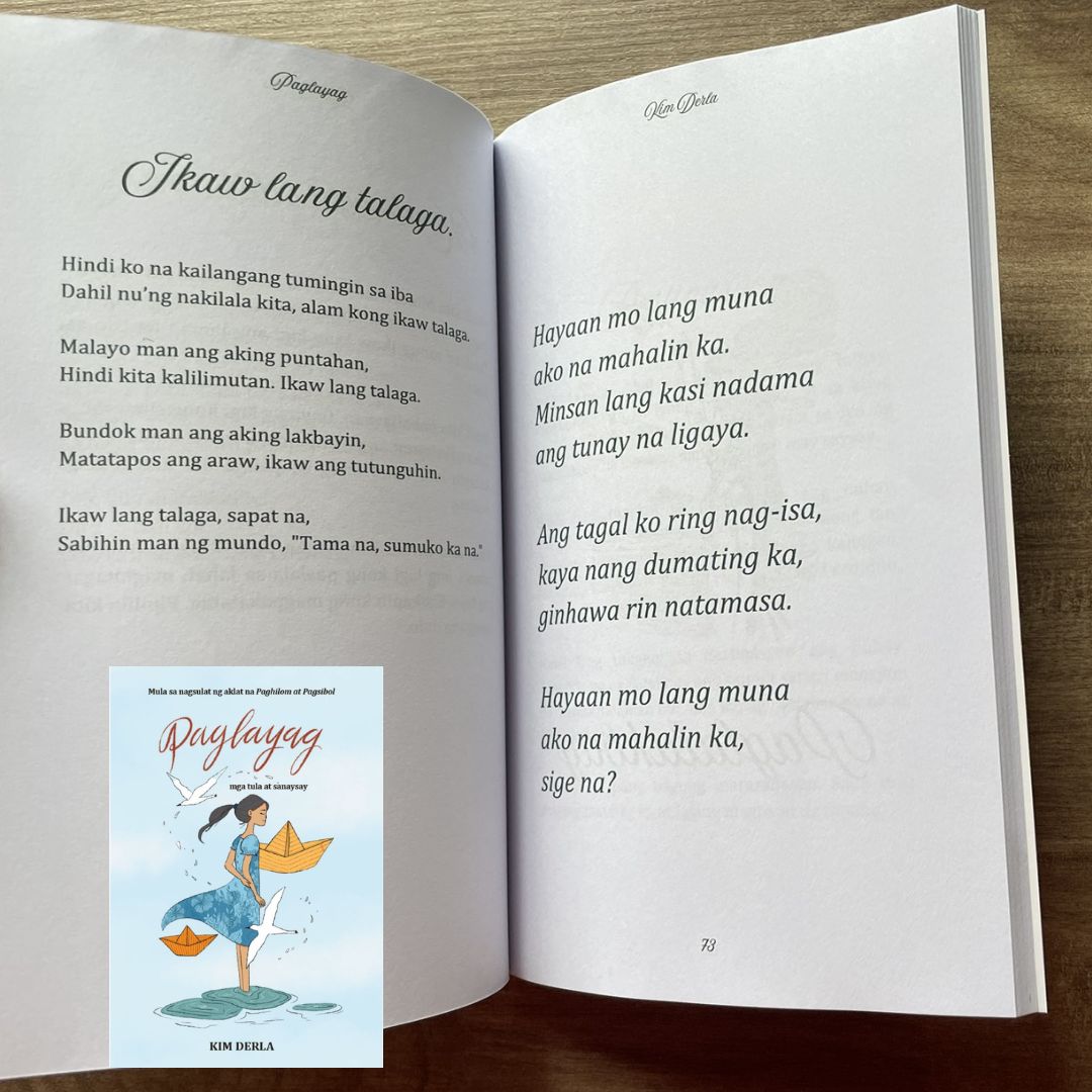 Paglayag / Paghilom (by Kim Derla) (SINGLES) brand new, with SLIGHT DENTS on book cover