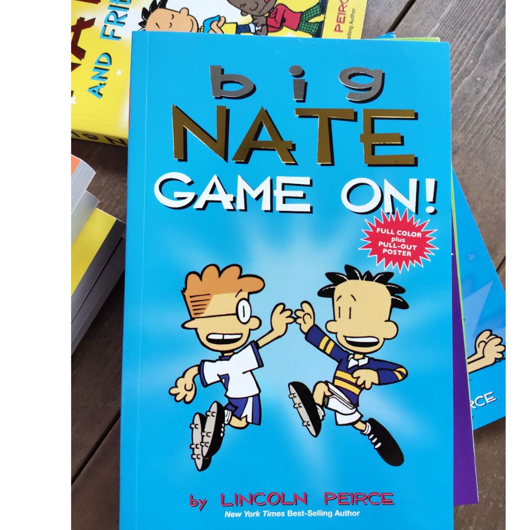 BIG NATE (COMICS - 12 books) brand new softcover, no box WITH poster