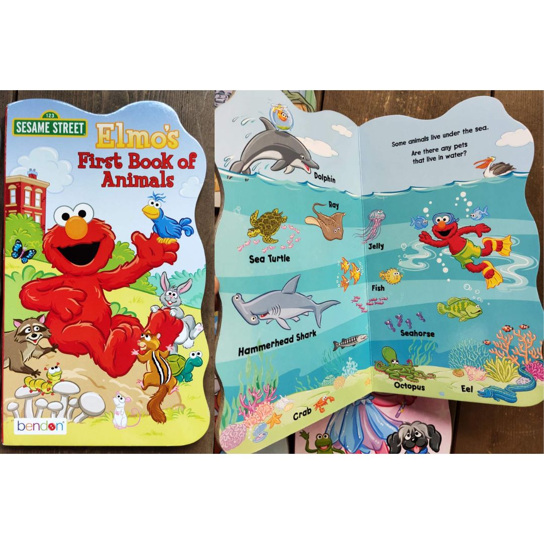 Sesame Street / Sesame Beginnings (SINGLES) brand new Board Book, with SLIGHT DENTS on book cover