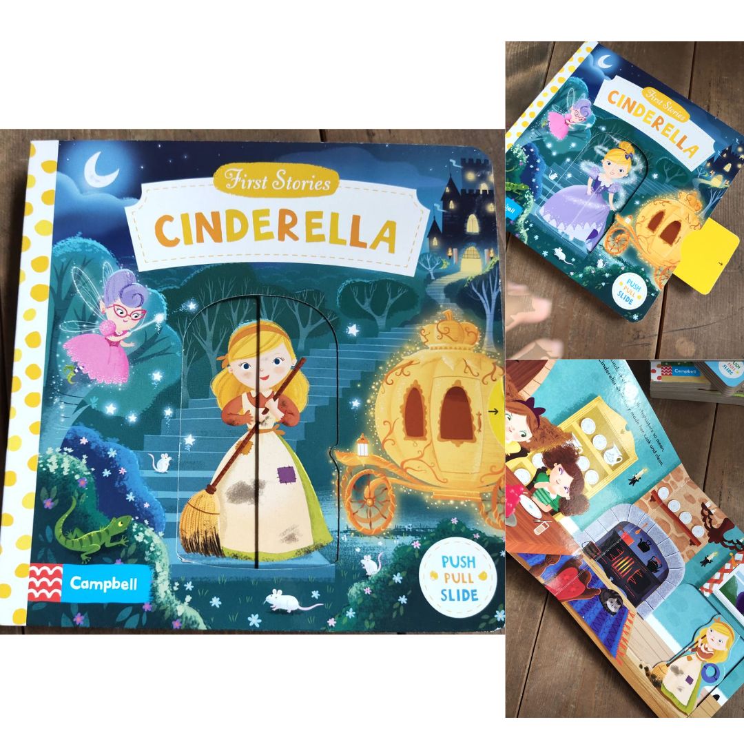 CAMPBELL First Stories Board book Fairy Tales (singles) INTERACTIVE BOARD BOOKS (Little Red Riding Hood, Rapunzel, Three Little Pigs, etc)