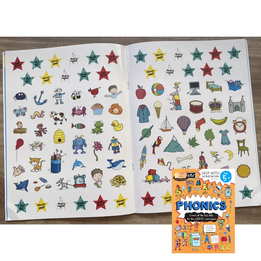 Help with Homework for Age 5+ (PHONICS) brand new softcover
