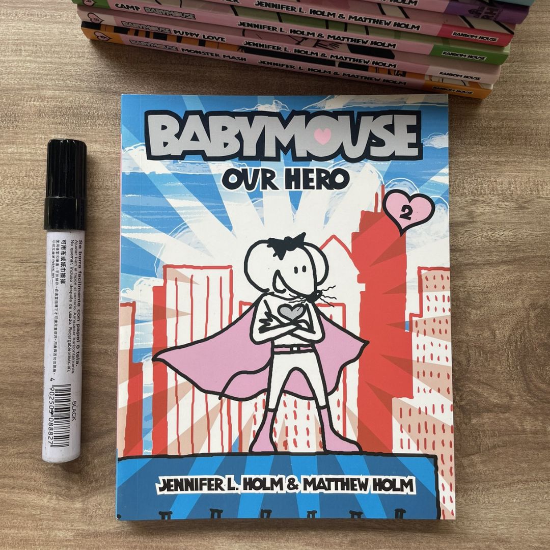 Babymouse, Graphic Novel (8 books, softcover, no box)
