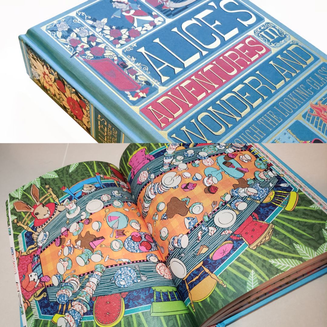 Alice's Adventures in Wonderland (MinaLima Edition) brand new hardcover, w/SLIGHT DENTS on book cover