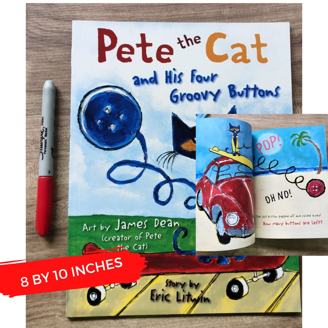 PETE THE CAT: I Love My White Shoes, Rocking in My School Shoes, Saves Christmas, Four Groovy Buttons, Magic Sunglasses, the New Guy and other stories (SINGLES) brand new softcover