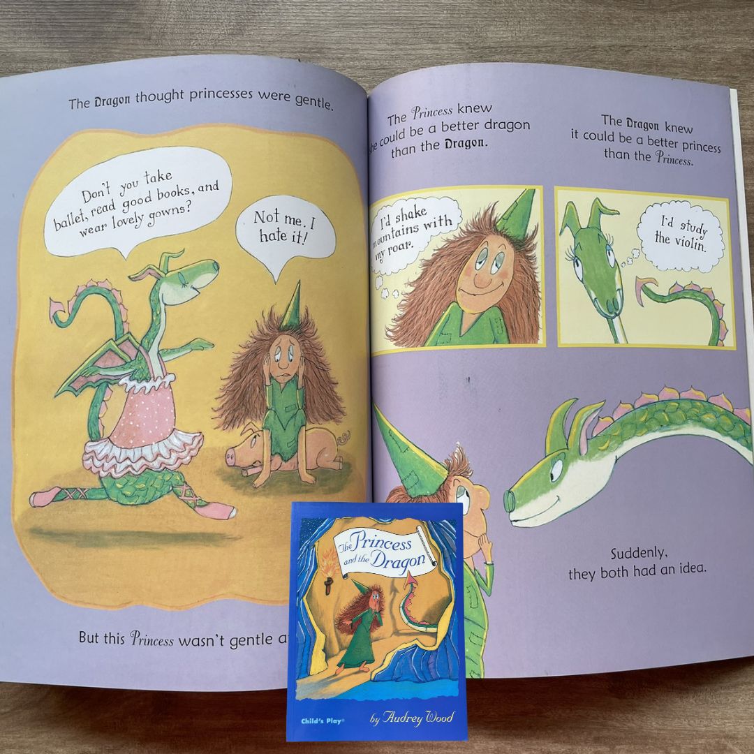 The Princess and the Dragon (Child's Play Library) (by Audrey Wood) (brand new softcover)