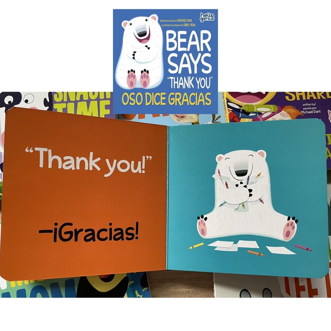 Hello Genius BOARD BOOKS (SINGLES) Little Dinos Don't Push / Just Breathe Bear / Little Lion Shares etc (book covers with SLIGHT DENTS)