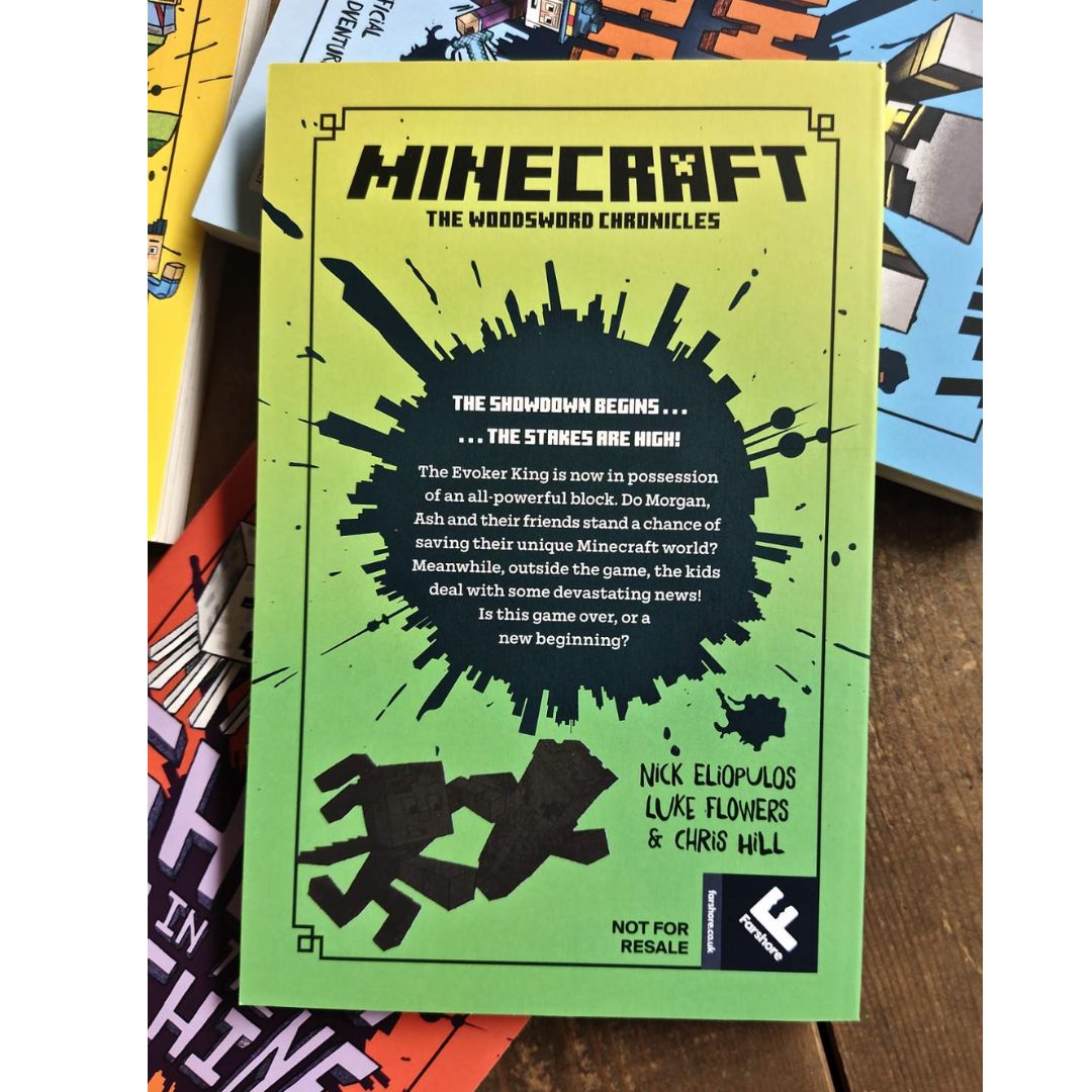 Minecraft: Deep Dive, Minecraft Woodsword Chronicles Collection (6 books) (BOX SET with SLIGHT FOLDS)