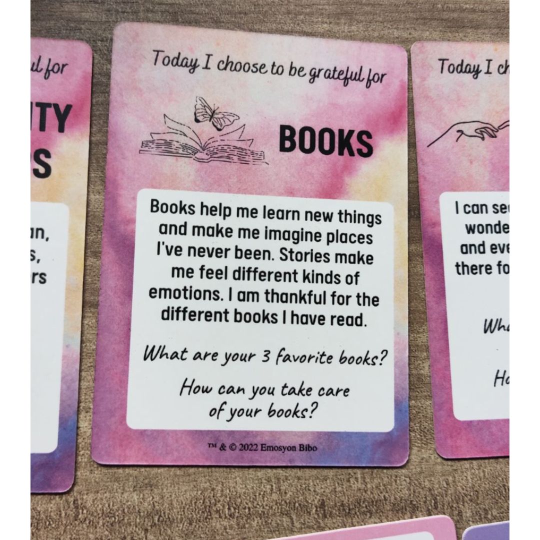 Today I Choose to be Grateful | Gratitude card set