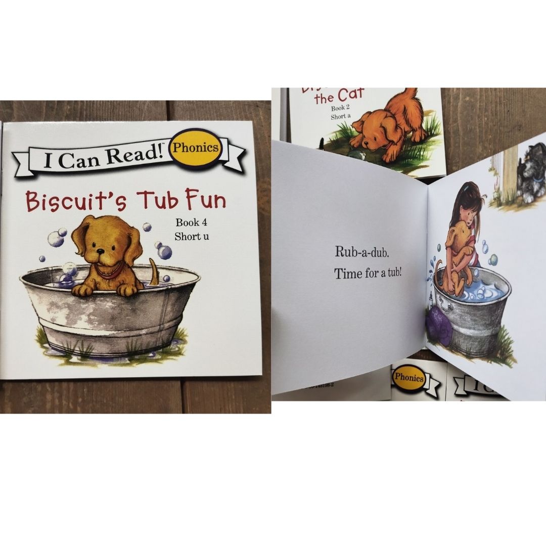 Biscuit I Can Read Phonics (24 books) Mini books, 5 by 5 inches, NO BOX