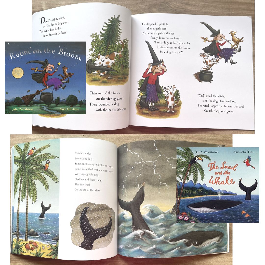 Julia Donaldson Set of 10 Books (Brand new softcovers) with UNEVEN books (pls. see photos)