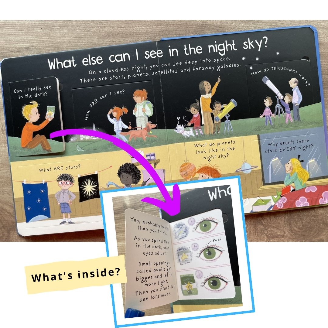 Usborne Lift-the-Flap First Questions and Answers: Why is it Dark at Night? (Board book)