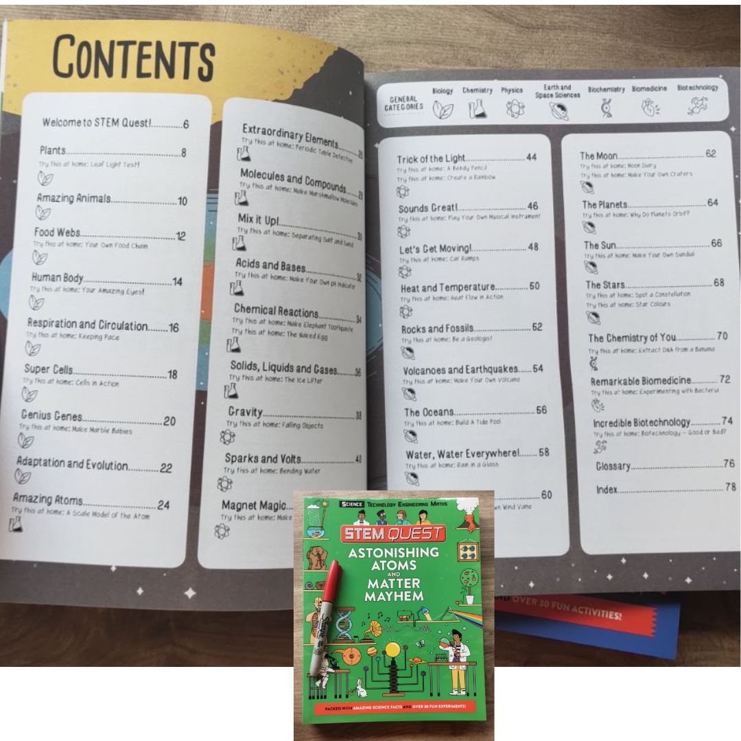 STEM QUEST 4 books
