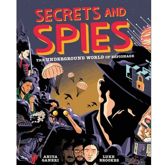 Secrets and Spies The Underground World of Espionage (hardcover) with SLIGHT DENTS on book cover