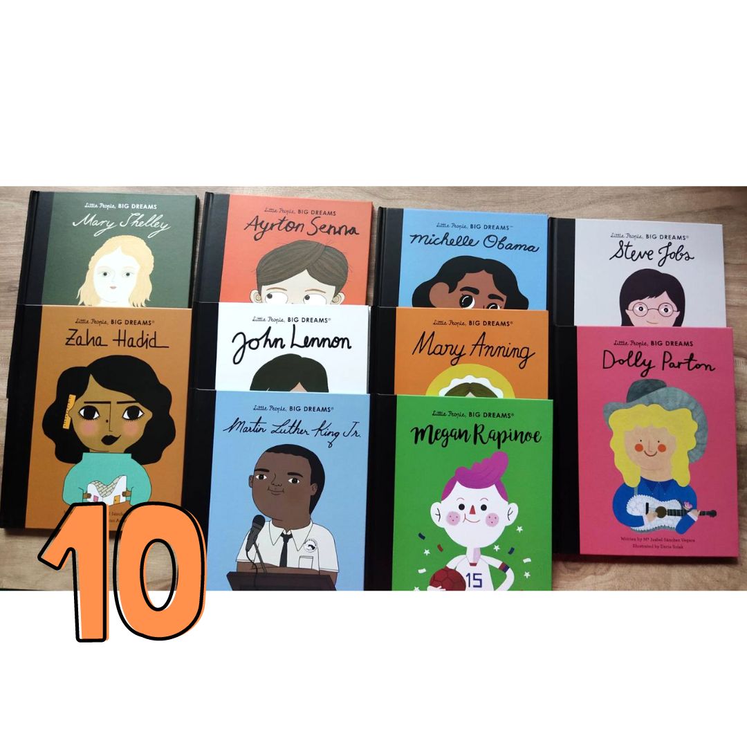 Little People Big Dreams (Code: Steve5.10) 10 books
