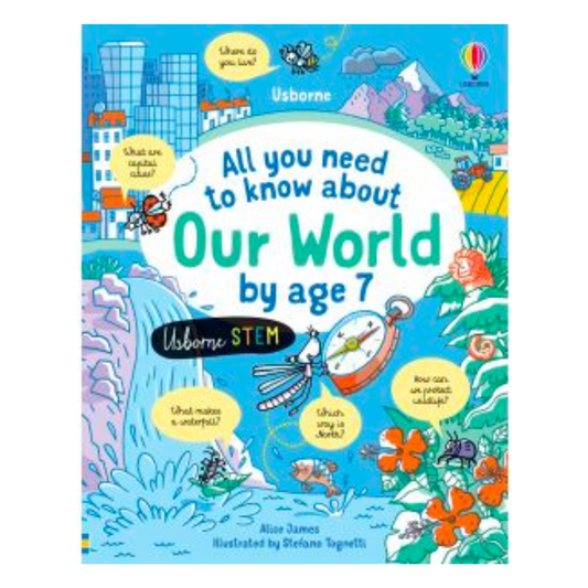 Usborne All you need to know about Our World by age 7 (brand new hardcover)
