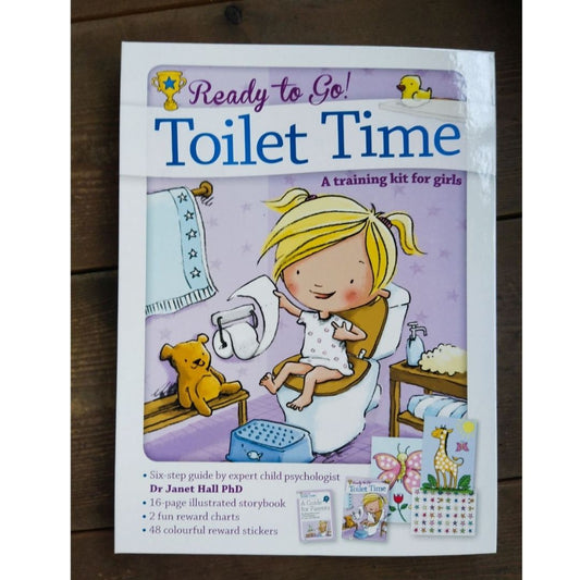 Toilet Time: A Training Kit for GIRLS (Ready to Go!) Board book