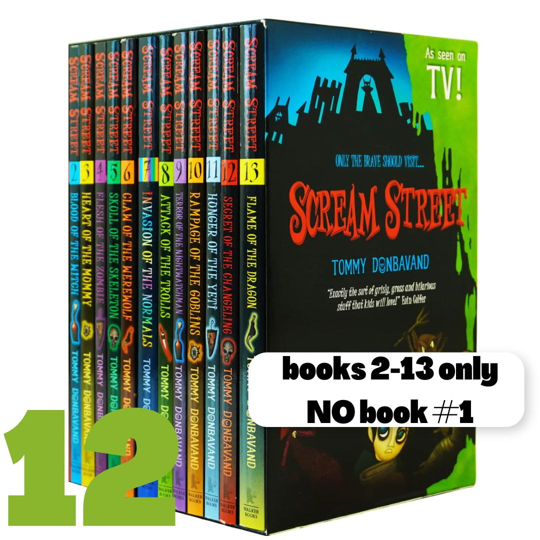 Scream Street 12 Books Collection Tommy Donbavand (2-13)